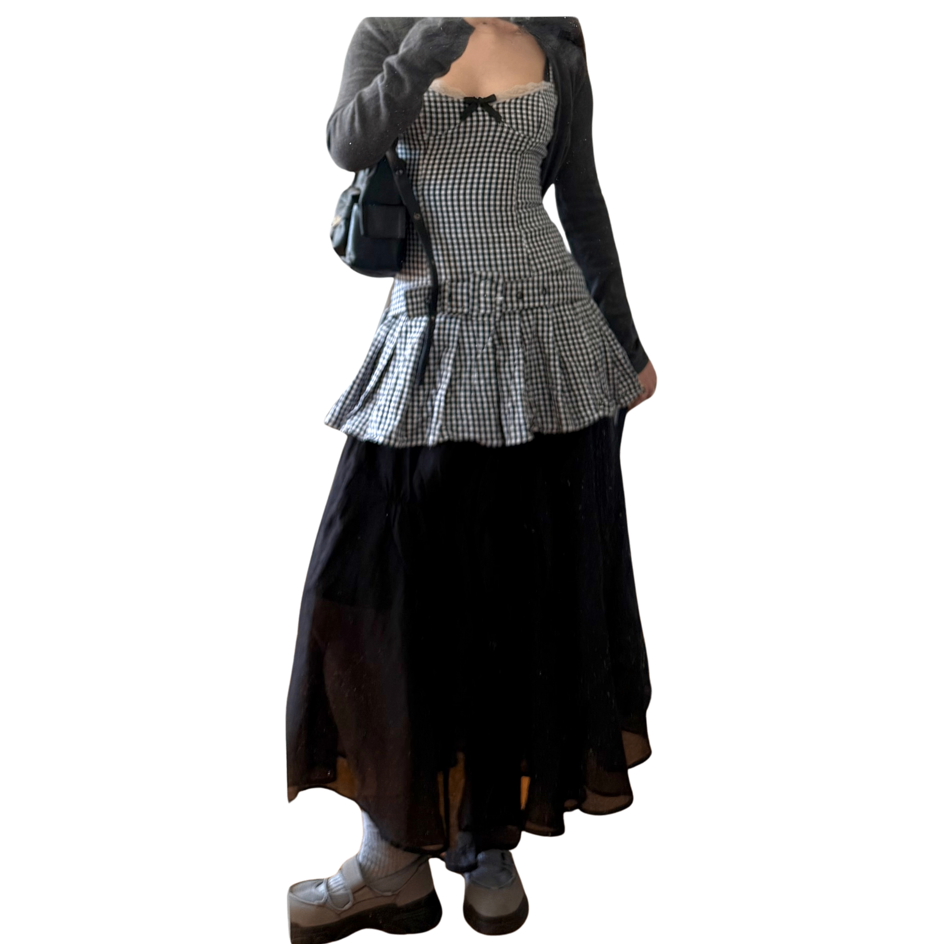 Founder of Enchanté styled in gingham and tulle
