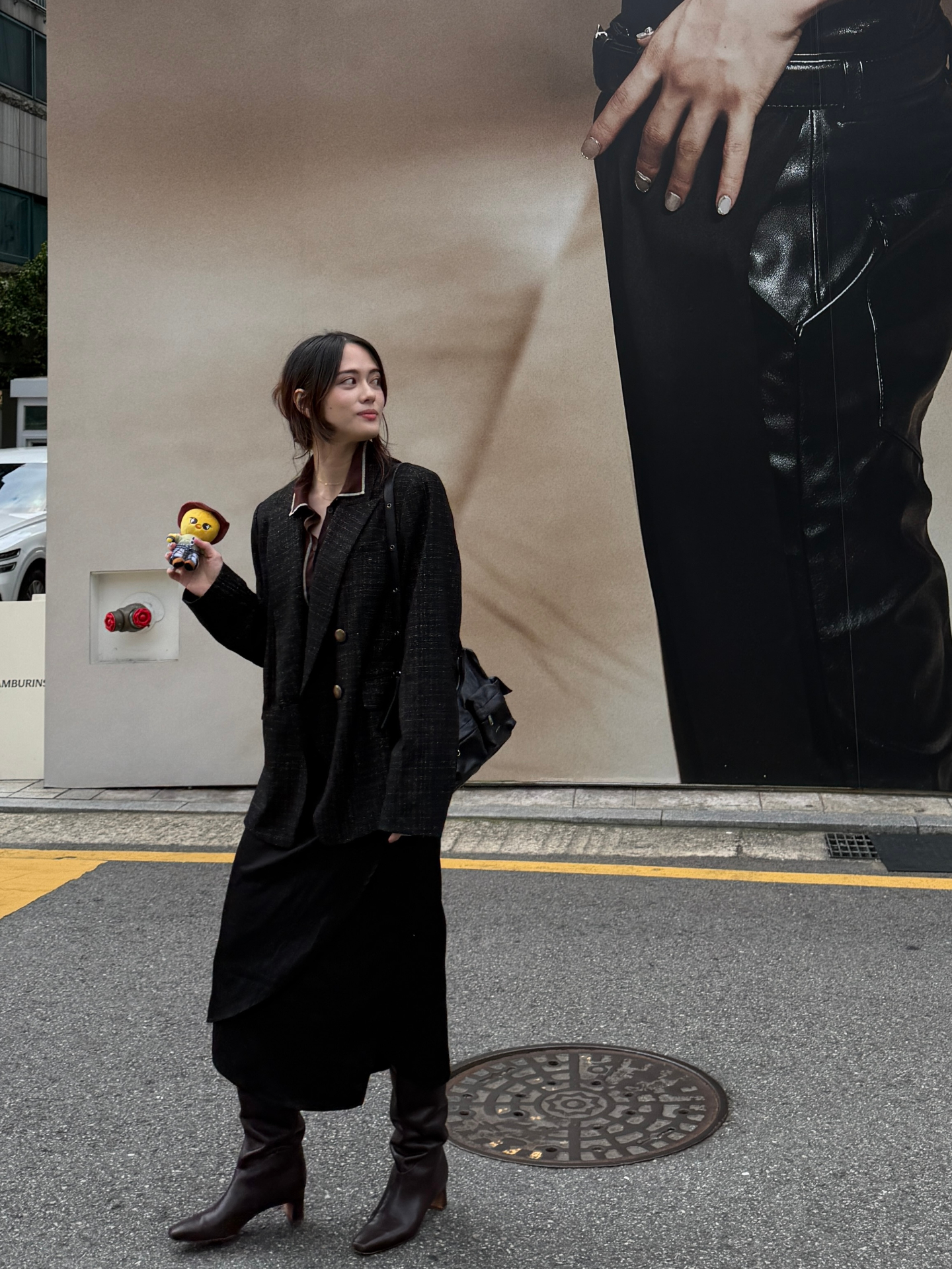 On the street — Enchanté founder in Seoul